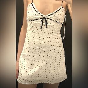 boutique slip polka dot dress
